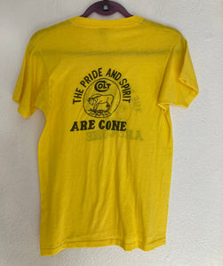 Vintage 70's The Pride And Spirit Are Gone paper thin tee 50/50