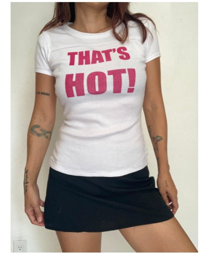 Vintage Y2K That's Hot tee