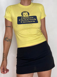 XXS/XS Vintage 80's Gerber Children's Center tee
