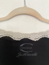 Load image into Gallery viewer, JUST CAVALLI Vintage Y2K Roberto Cavalli v neck lace trip top