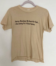 Load image into Gallery viewer, Vintage 80&#39;s Abandoned My Search slogan tee 50/50