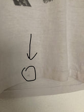 Load image into Gallery viewer, Vintage XS/S 80&#39;s Michael Jackson ringer tee tshirt 50/50