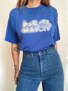 Vintage 80's Pac Man video game tee tshirt 50/50