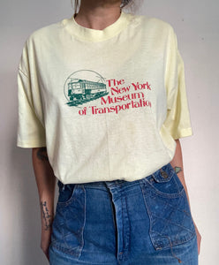 Vintage XL The New York Museum Of Transportation tee  50/50