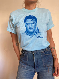 Vintage 1971 Elvis Presley The King tee tshirt
