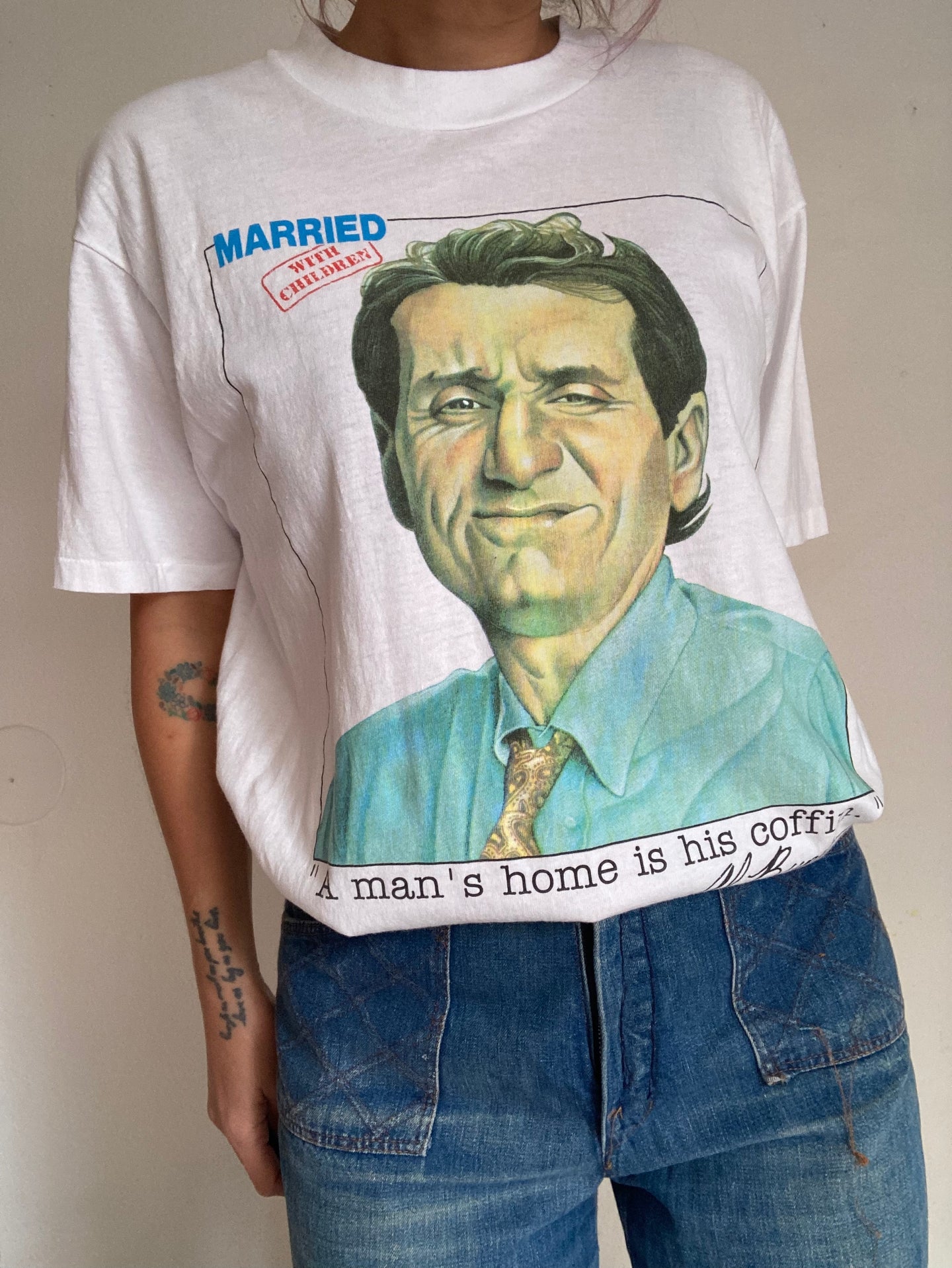 Vintage 1987 Al Bundy Married With The Children tee
