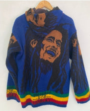 Load image into Gallery viewer, FREE SHIPPED Vintage Bob Marley  chunky  hoodie sweater