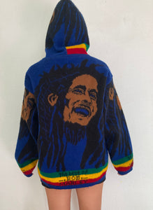 FREE SHIPPED Vintage Bob Marley  chunky  hoodie sweater